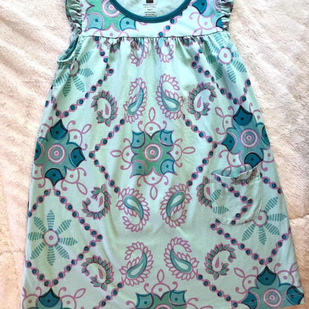 Flutter sleeve Tea dress